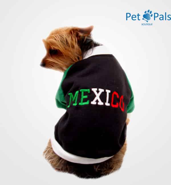 Chamarra México para perro con bordado
