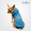 Raincoat azul impermeable para perro
