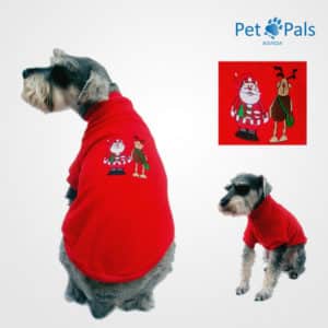 Suéter para perro bordado