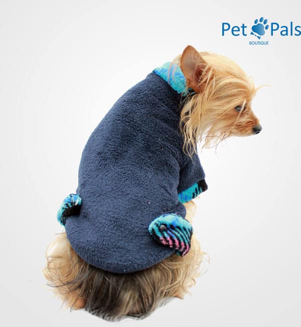 Suéter para perro cariño azul