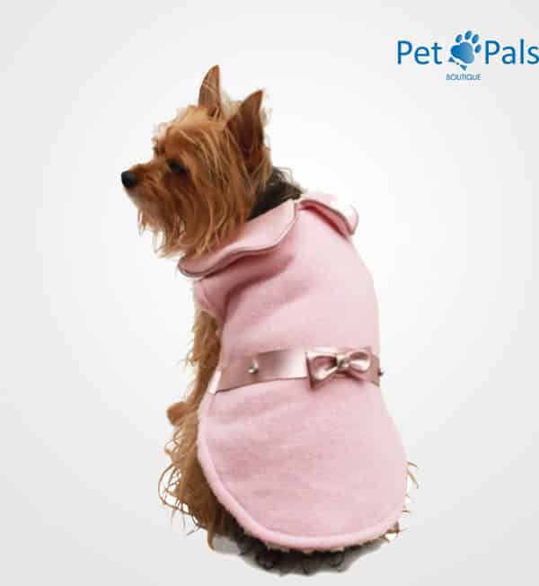 Abrigo rosa trendy para mascota