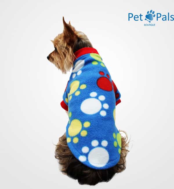 Pijama para perro de huelas