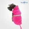 Raincoat rosa impermeable para perro