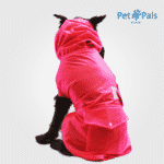 Rainy coat impermeable para perro rosa