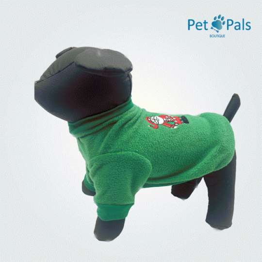 Suéter de navidad para perro bordado
