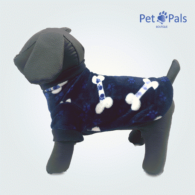 Suéter para perro huesos