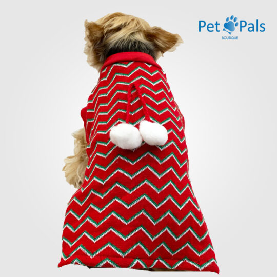 suéter tejido para perro navidad